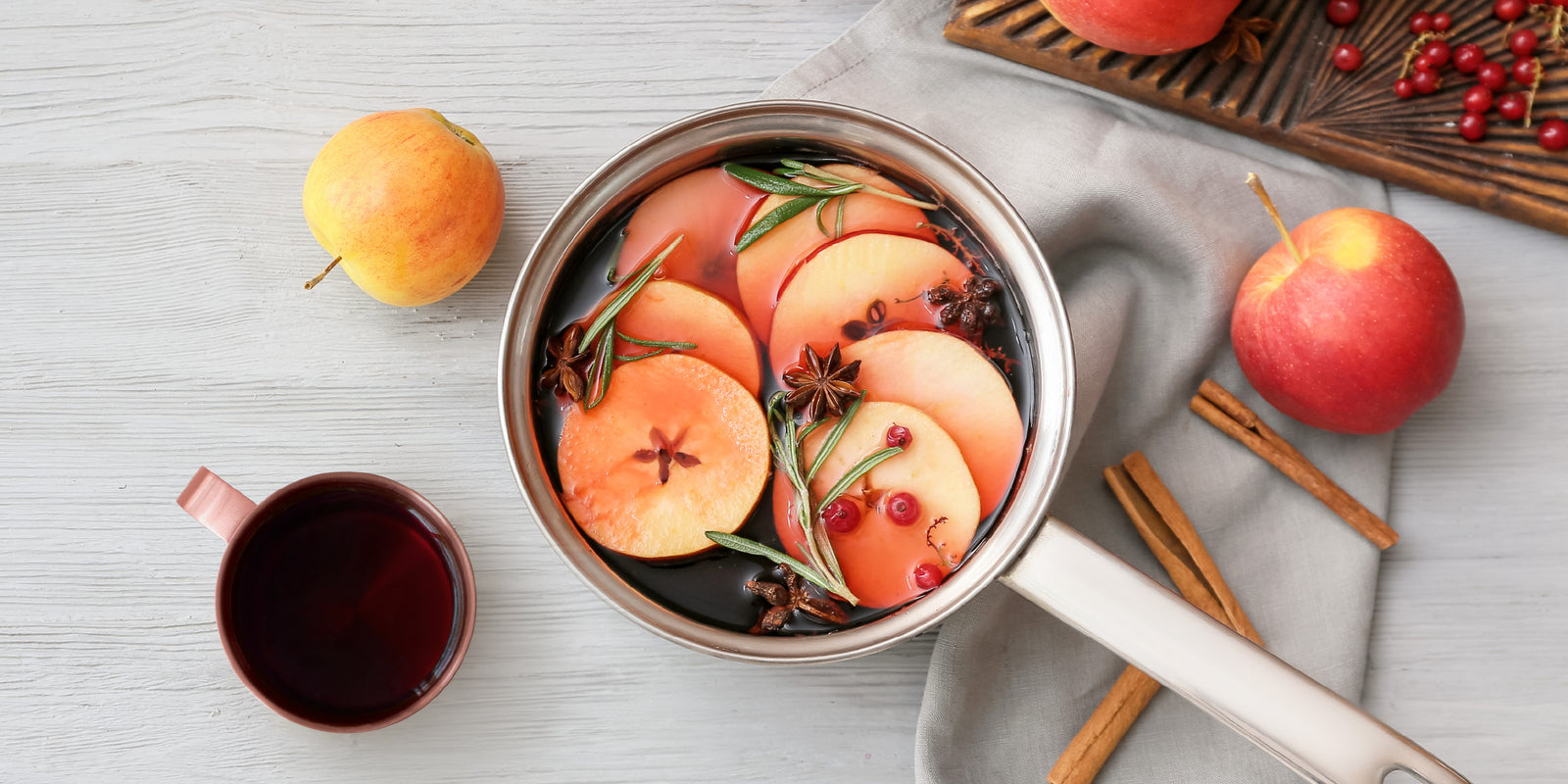 Warm Autumn Apple Sangria