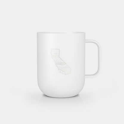 Ember Mug 2: California Edition - 10 oz / White | Ember Drinkware
