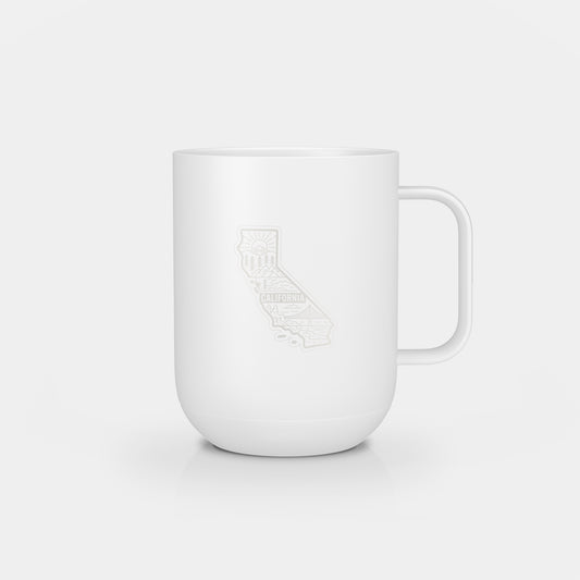 Ember Mug 2: California Edition - 10 oz / White | Ember Drinkware