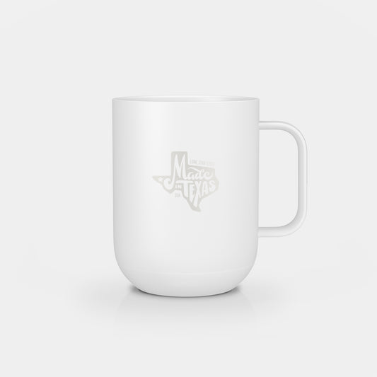 Ember Mug 2: Texas Edition - 10 oz / White | Ember Drinkware