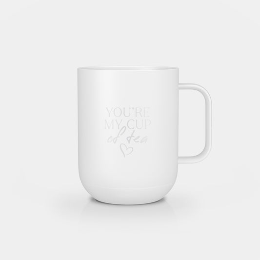 Ember Mug 2: You're My Cup of Tea Edition - 10 oz / White | Ember Drinkware